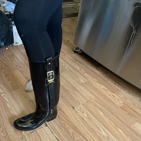 Coach Tasha black equestrian Rain boots - Picture 13 of 14